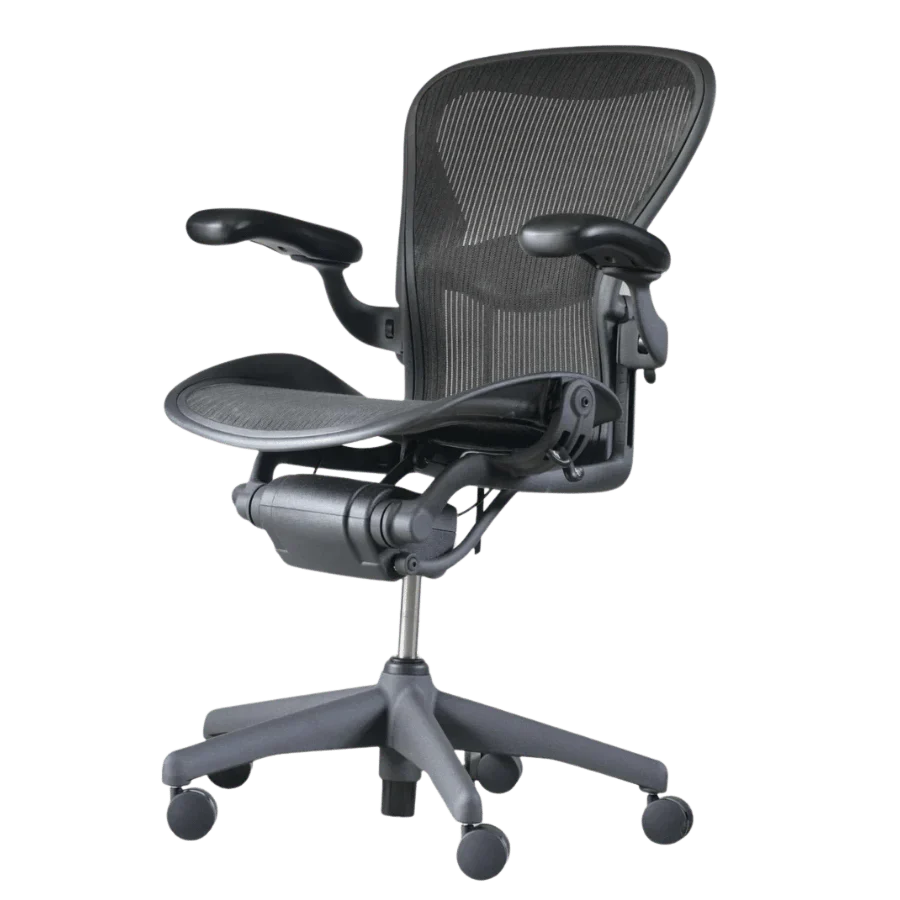 Herman Miller Classic Aeron Chair - Fully Adjustable (Renewed)