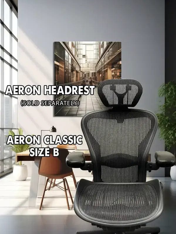 Herman Miller Classic Aeron Chair - Fully Adjustable (Renewed)