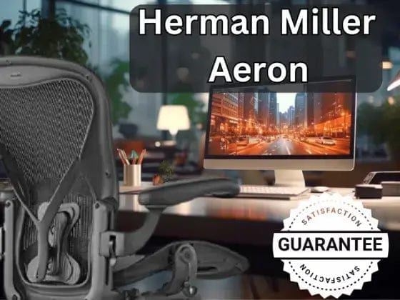 Herman Miller Classic Aeron Chair - Fully Adjustable (Renewed)